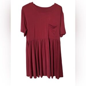 Silence + Noise Dress Size M Soft Comfy T Shirt Dress Layers